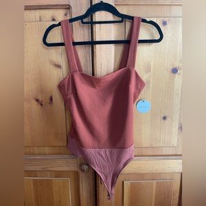 Symbolize Rust Brown sleeveless bodysuit